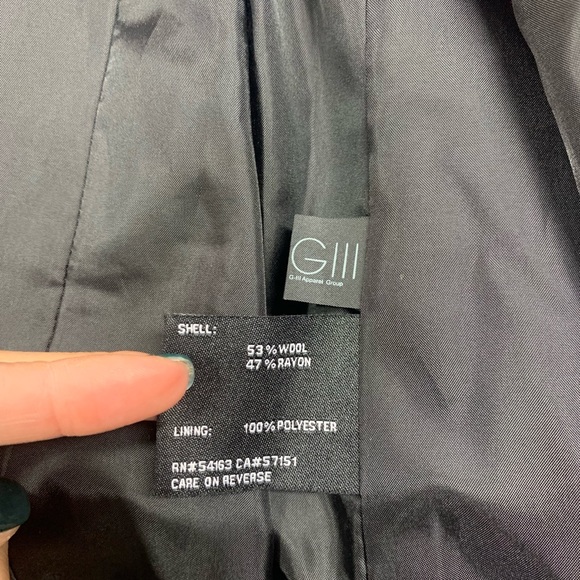 Black Rivet Coat - Picture 7 of 7